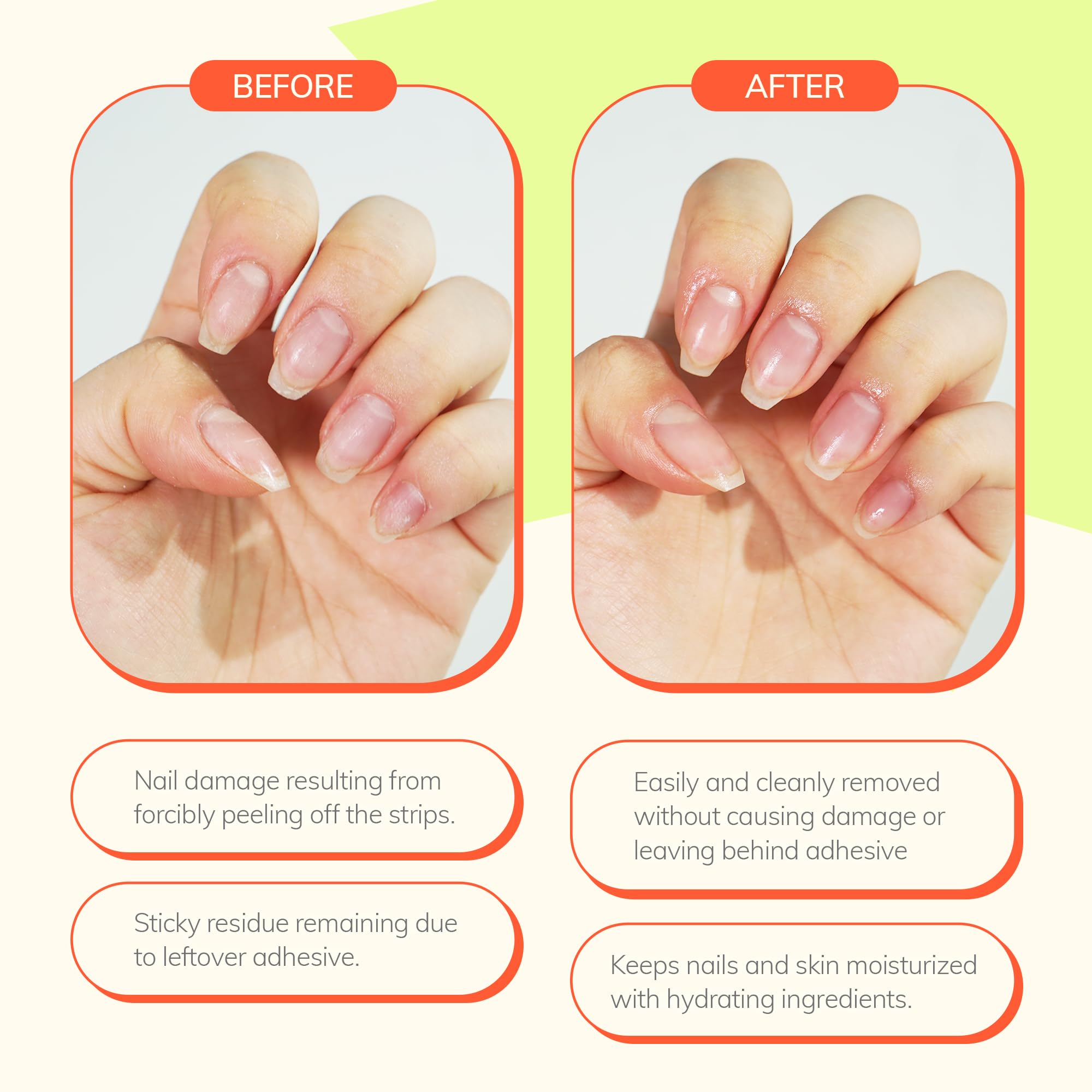 Heyhae wooden-stick application demonstrates precise, mess-free lift.