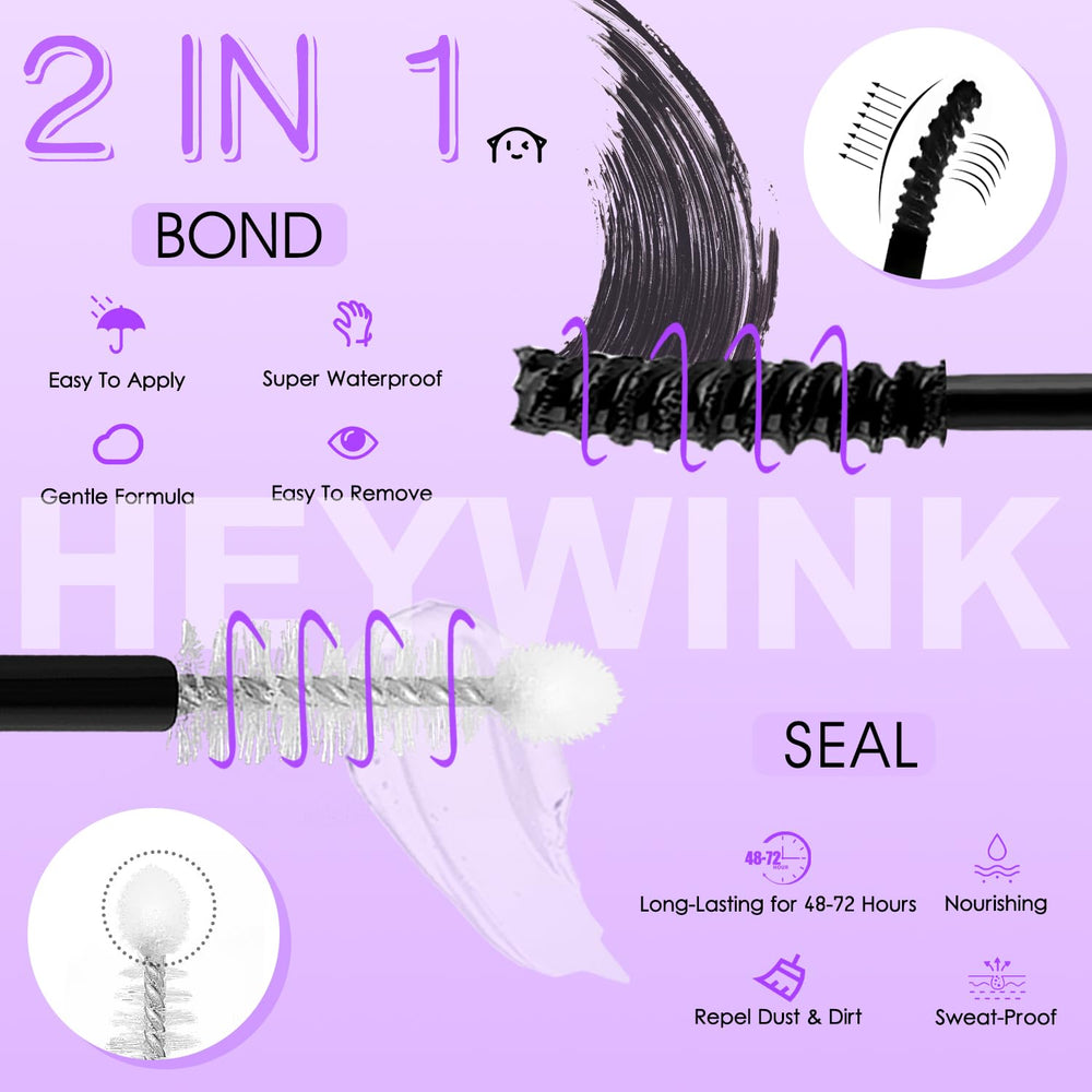 HEYWINK lash clusters reusable design supports multiple wears