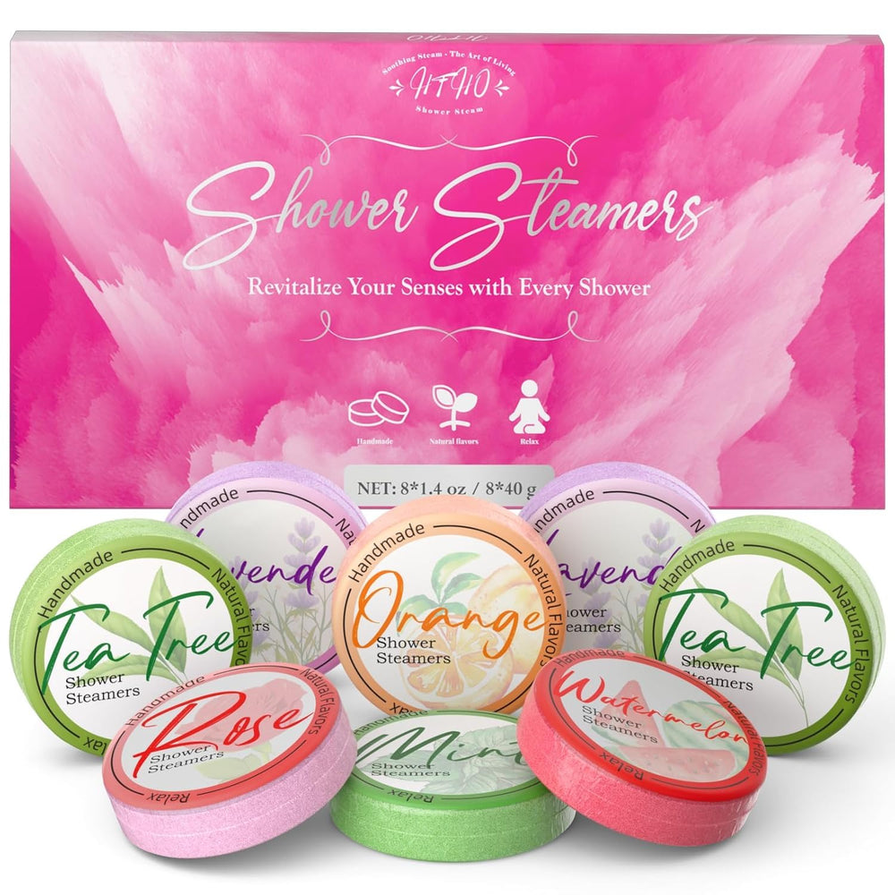 HFHO Shower Steamer Lavender pack ready for a calming morning shower