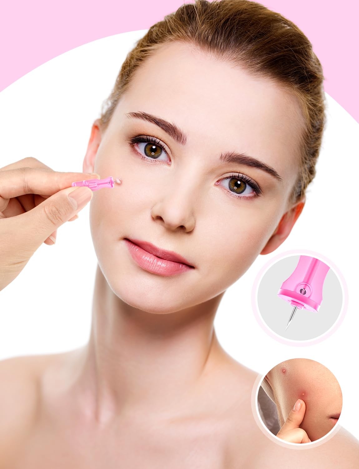 HFWTWPY single-use safety lancets promote hygiene during routine skincare.