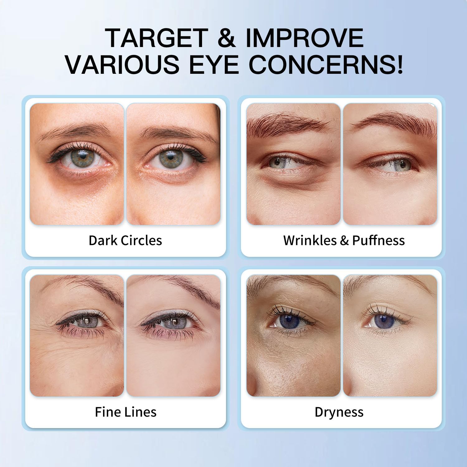 HGTG Eye Serum texture swirl demonstrates light, easy-to-apply formula