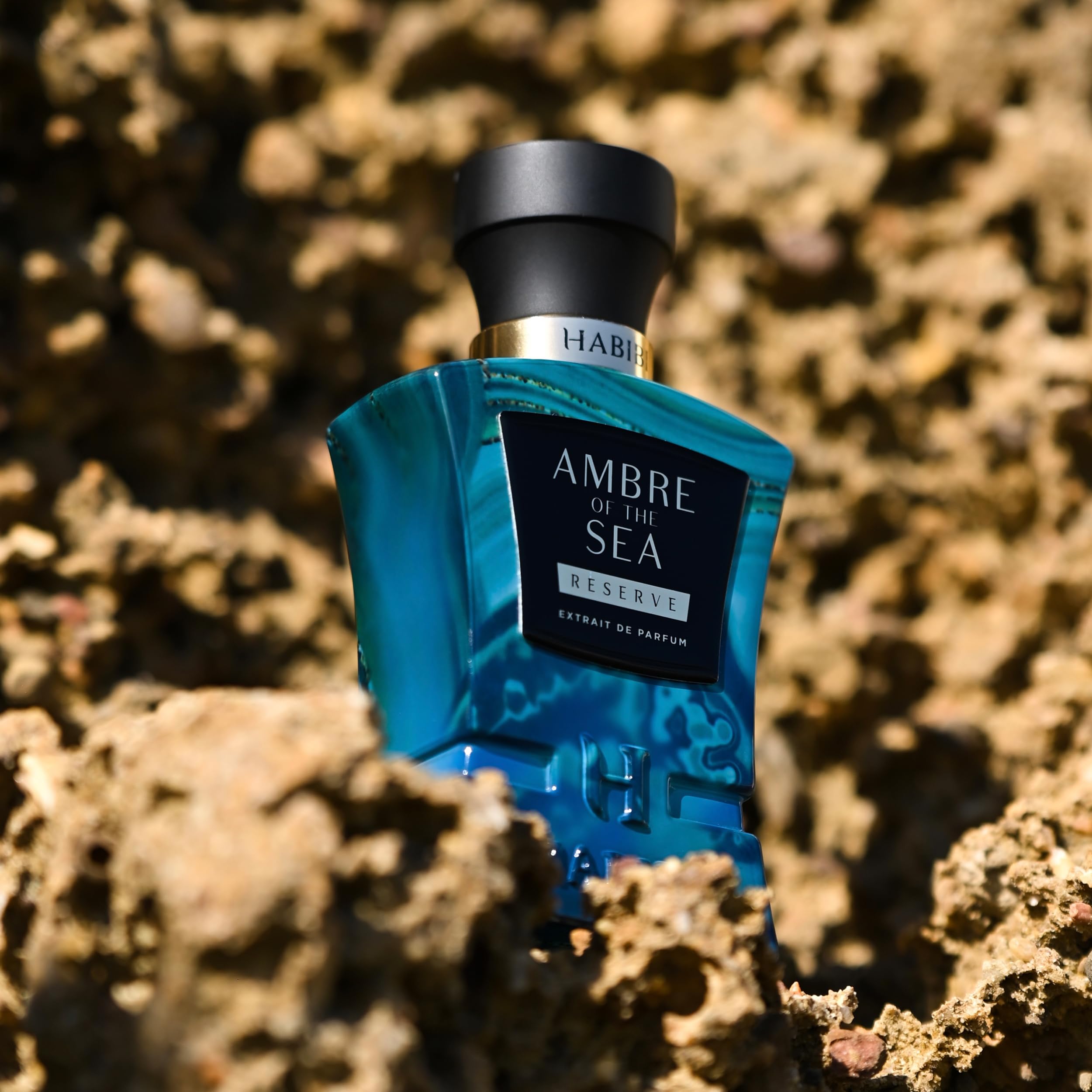 H HABIBI Ambre Of The Sea top notes showcase bergamot and sea salt opening.