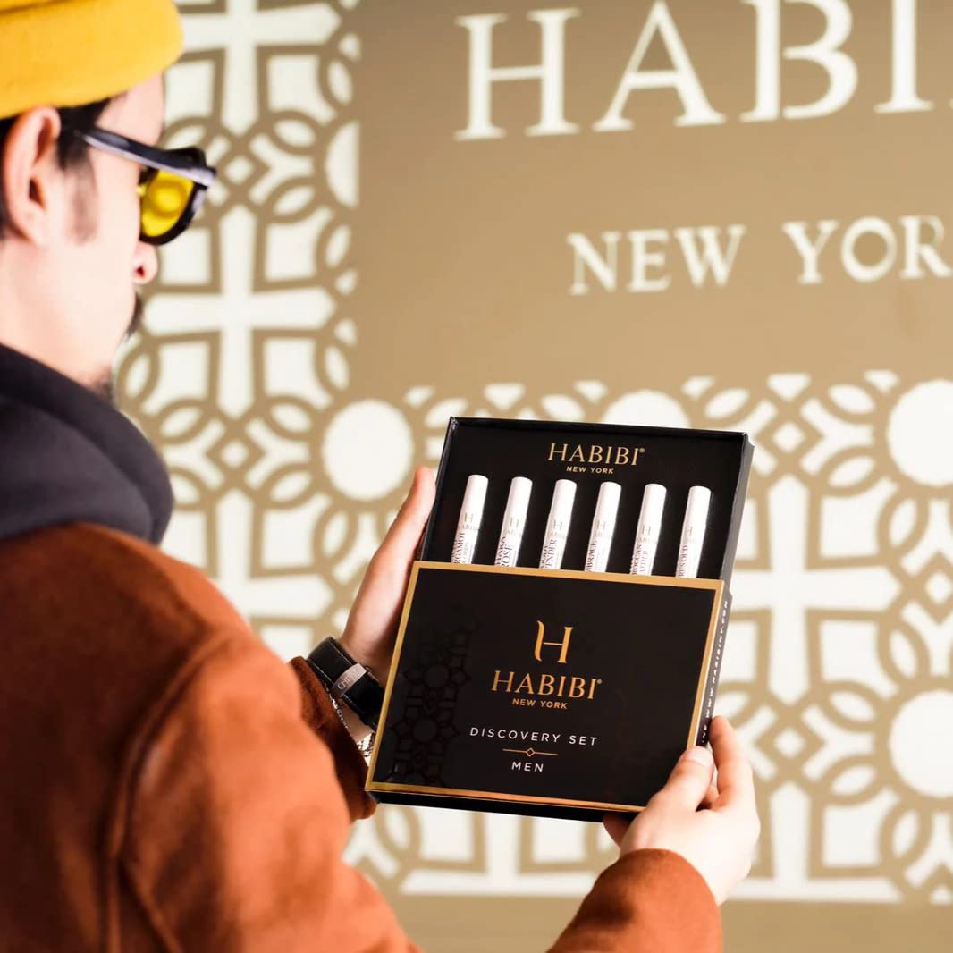 HHABIBI brand logo signals luxury and craftsmanship.