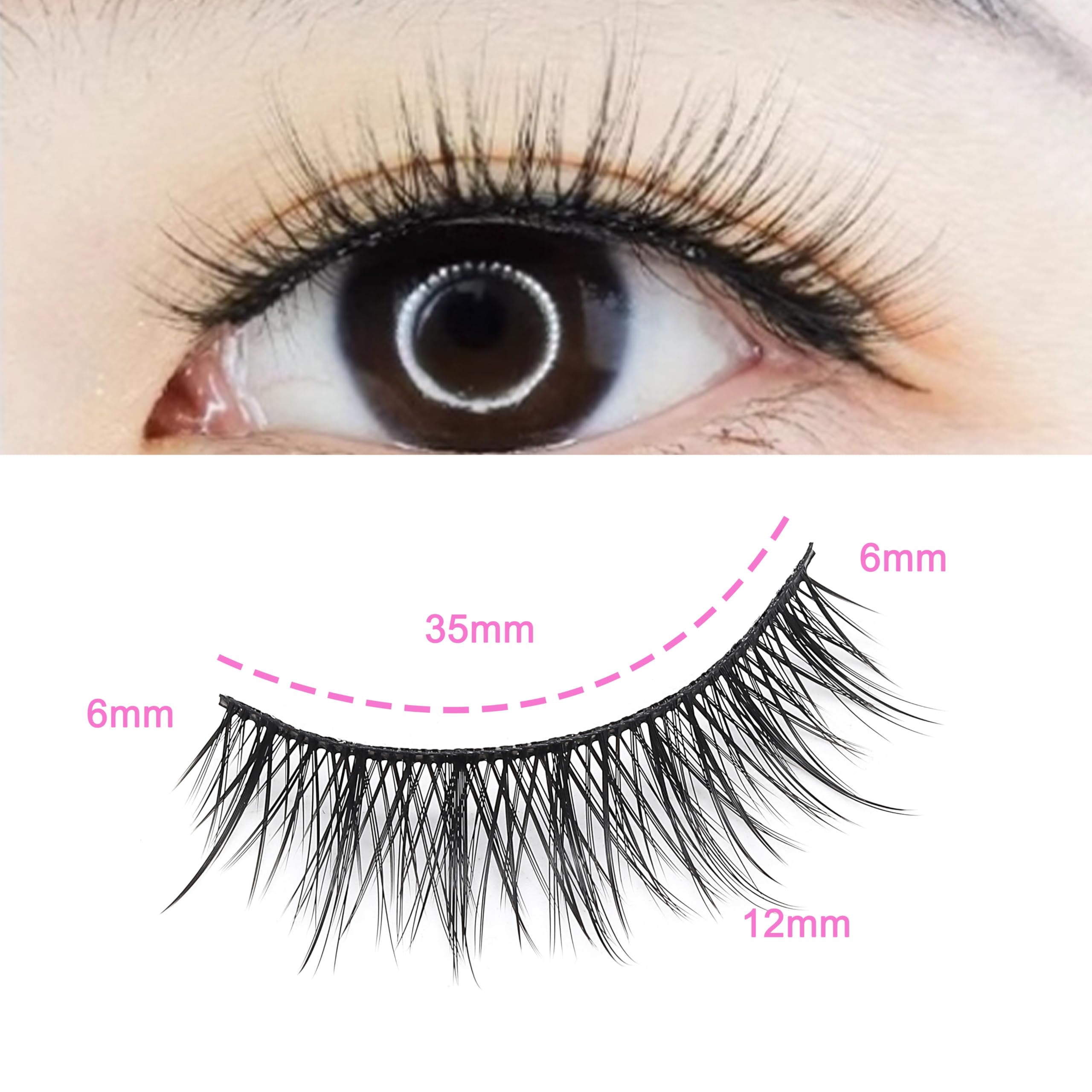 HH&LL breathable cotton lashes reduce stuffiness, ideal for long wear.