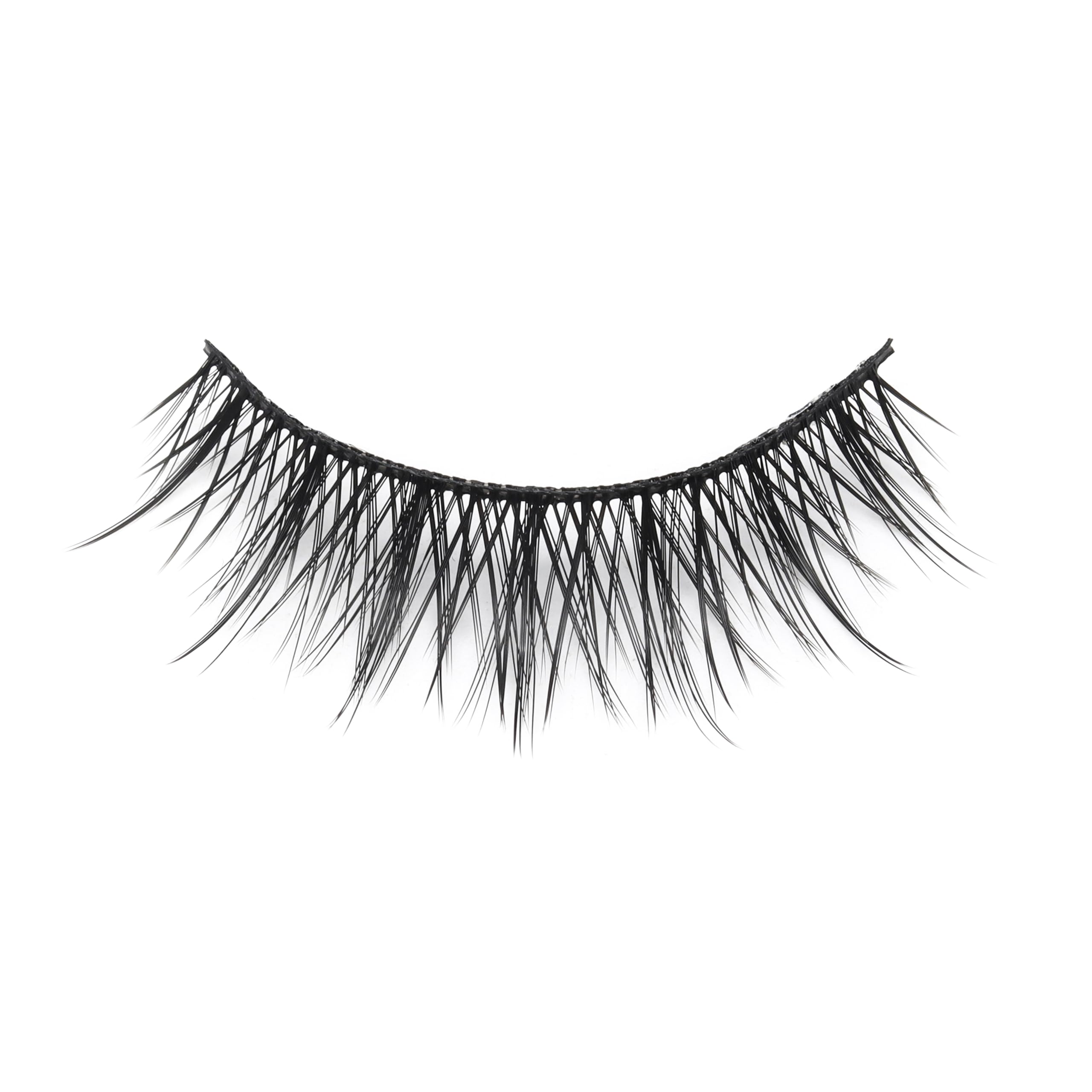 HH&LL lashes shaped for all eye shapes with flexible elasticity for a secure fit.