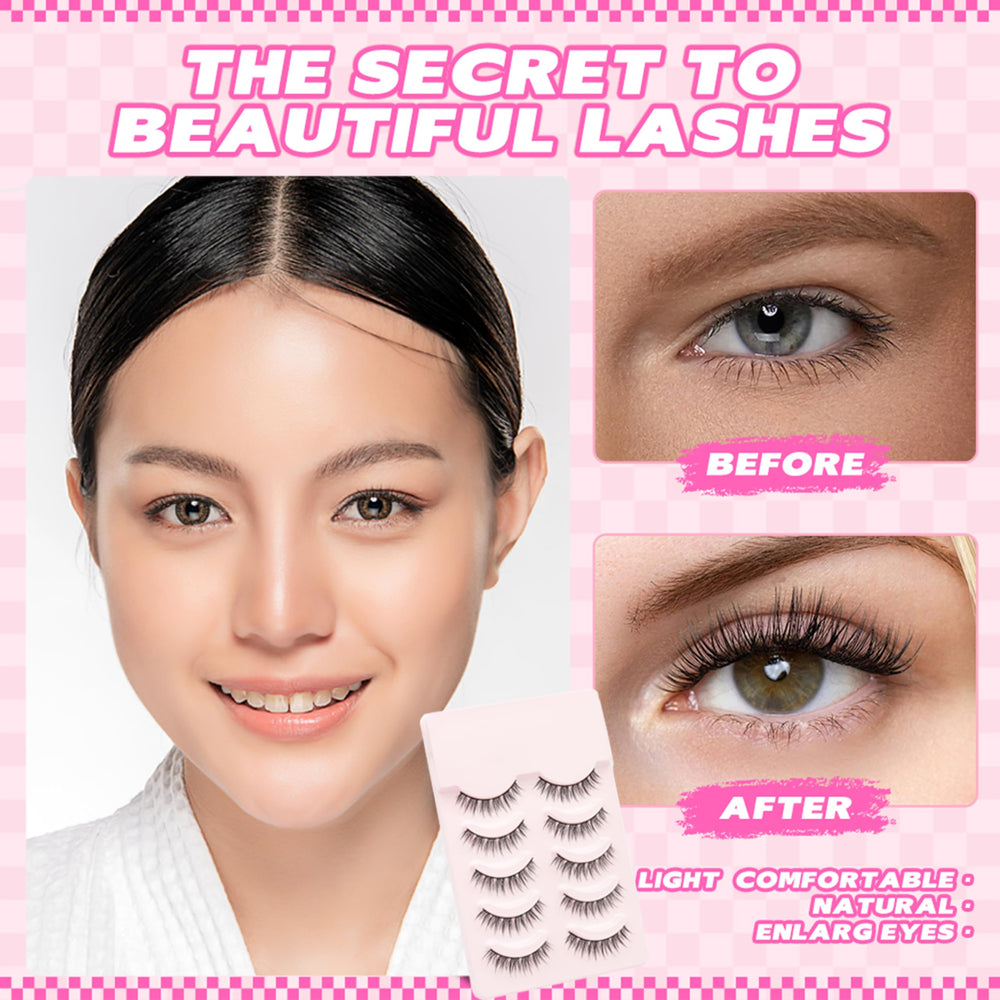 HH&LL reusable lashes that retain shape after cleaning.