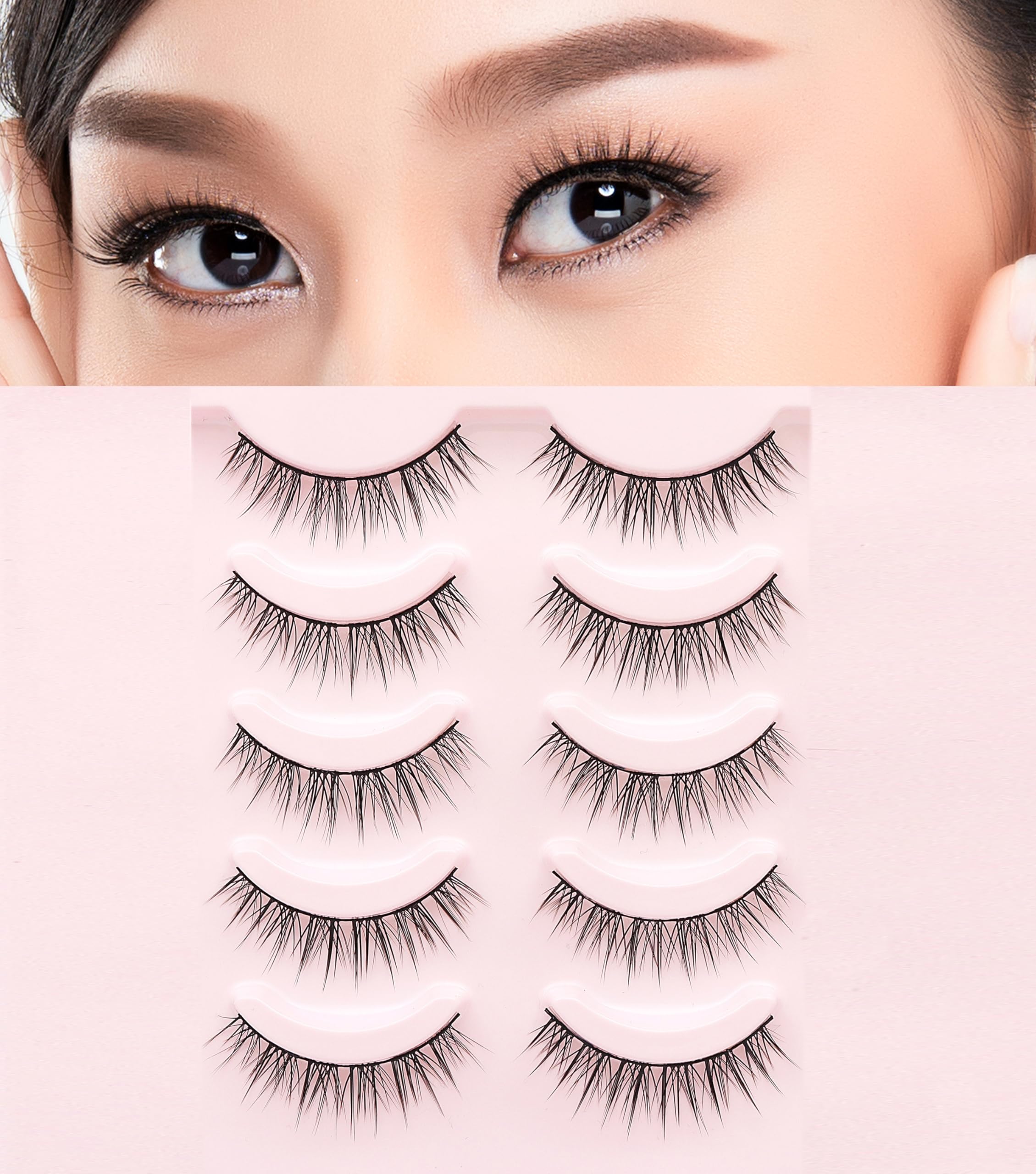 HH&LL lightweight lashes stay comfortable from morning to night.