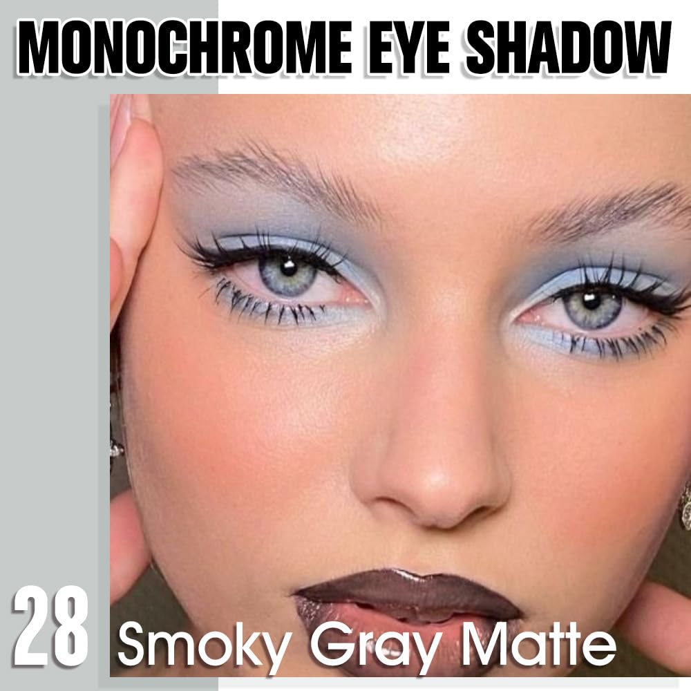 HHLTOH grey eyeshadow swatch showing versatile neutral shade for day or night.