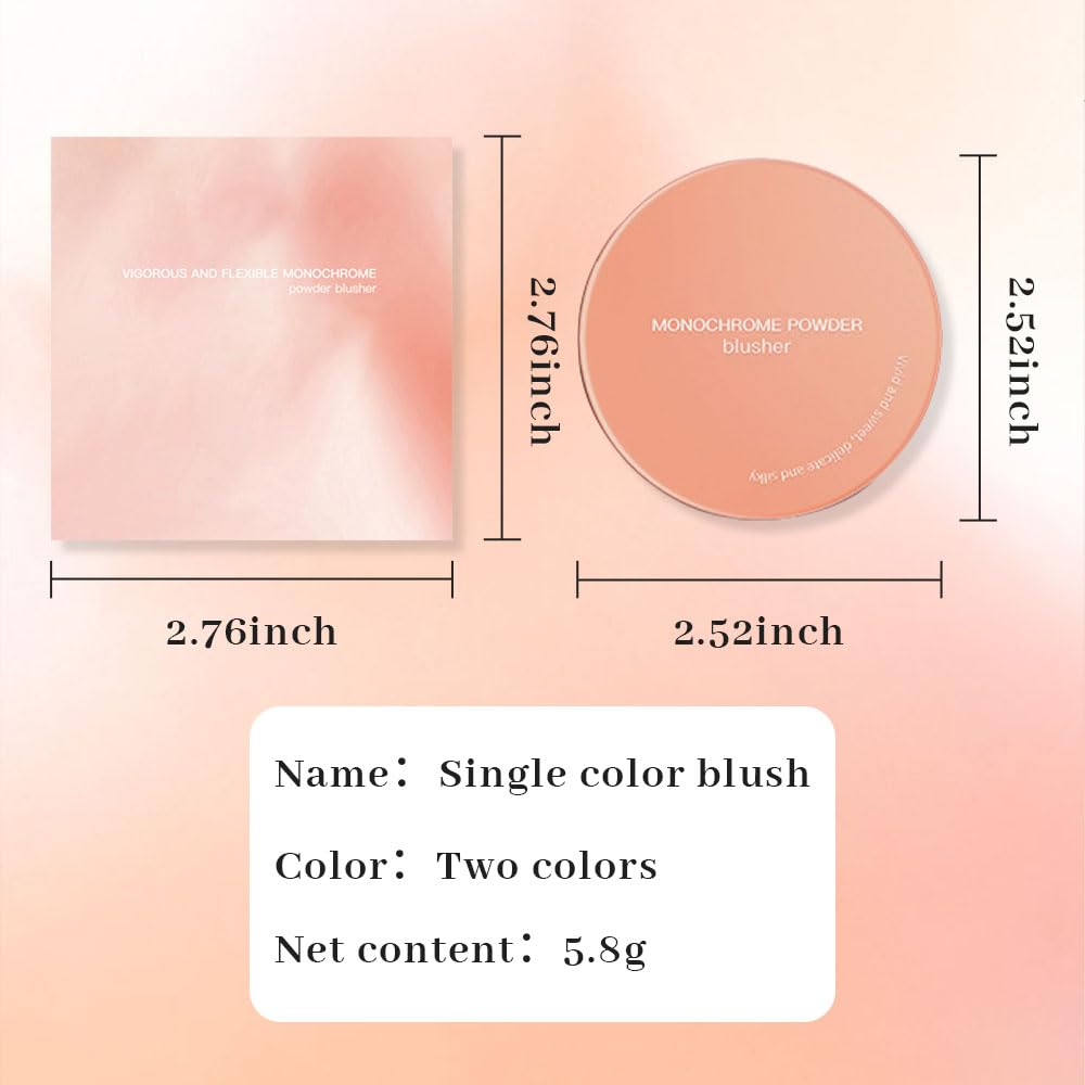 HHLTOH Gift-ready blush compact for travel and gifting.