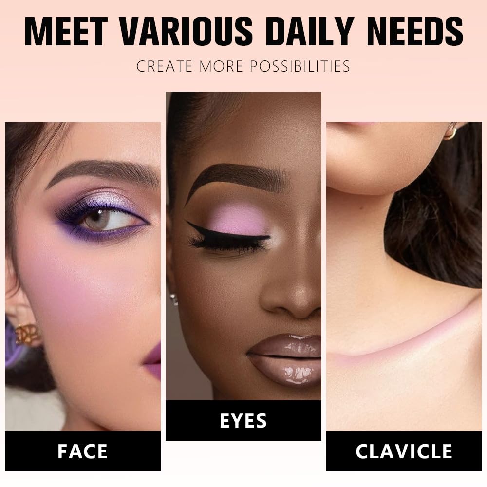 HHLTOH Lavender Purple blush cream texture enables versatility