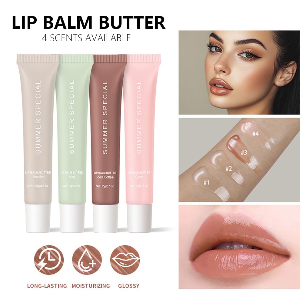 HHLTOH lightweight, non-greasy lip balm formula for all-day comfort.