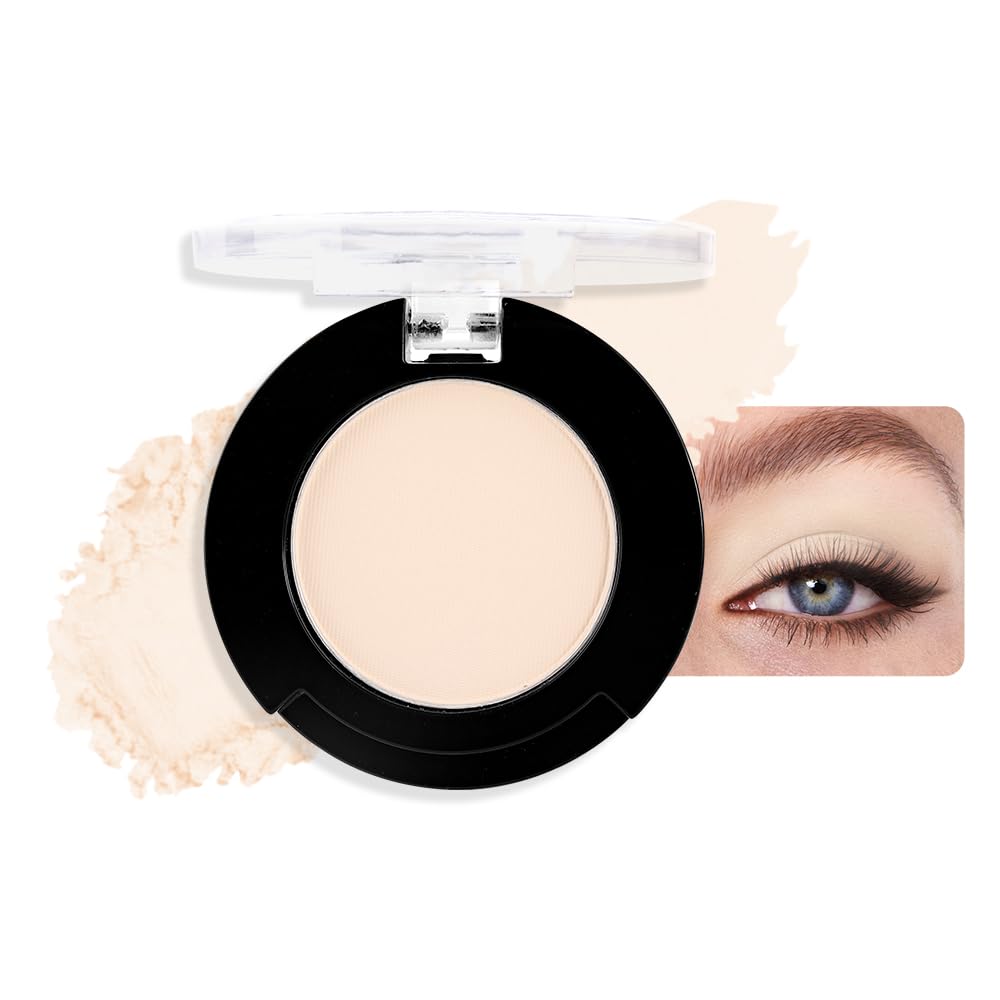 HHLTOH neutral light nude beige palette cover in sleek, travel-friendly packaging for on-the-go makeup.