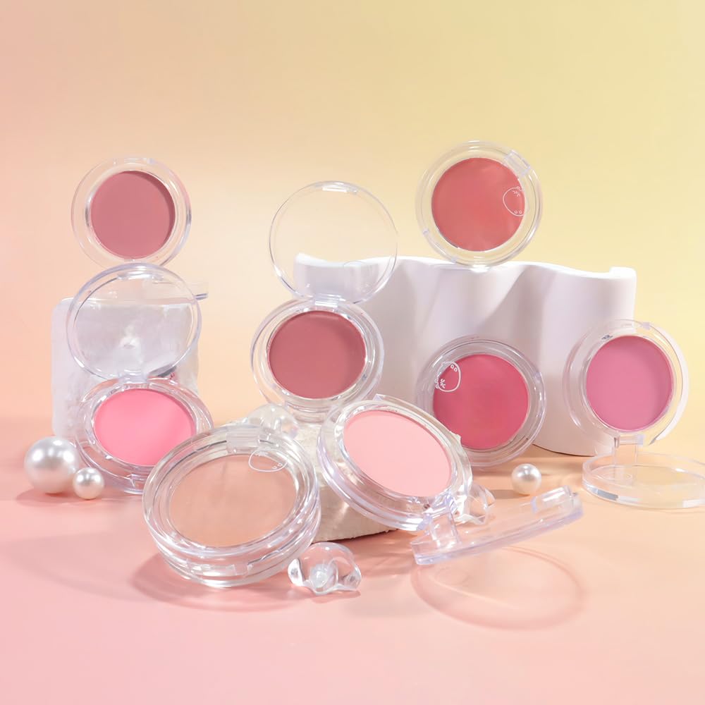 HHLTOH Pale Pink blush swatch for easy color reference