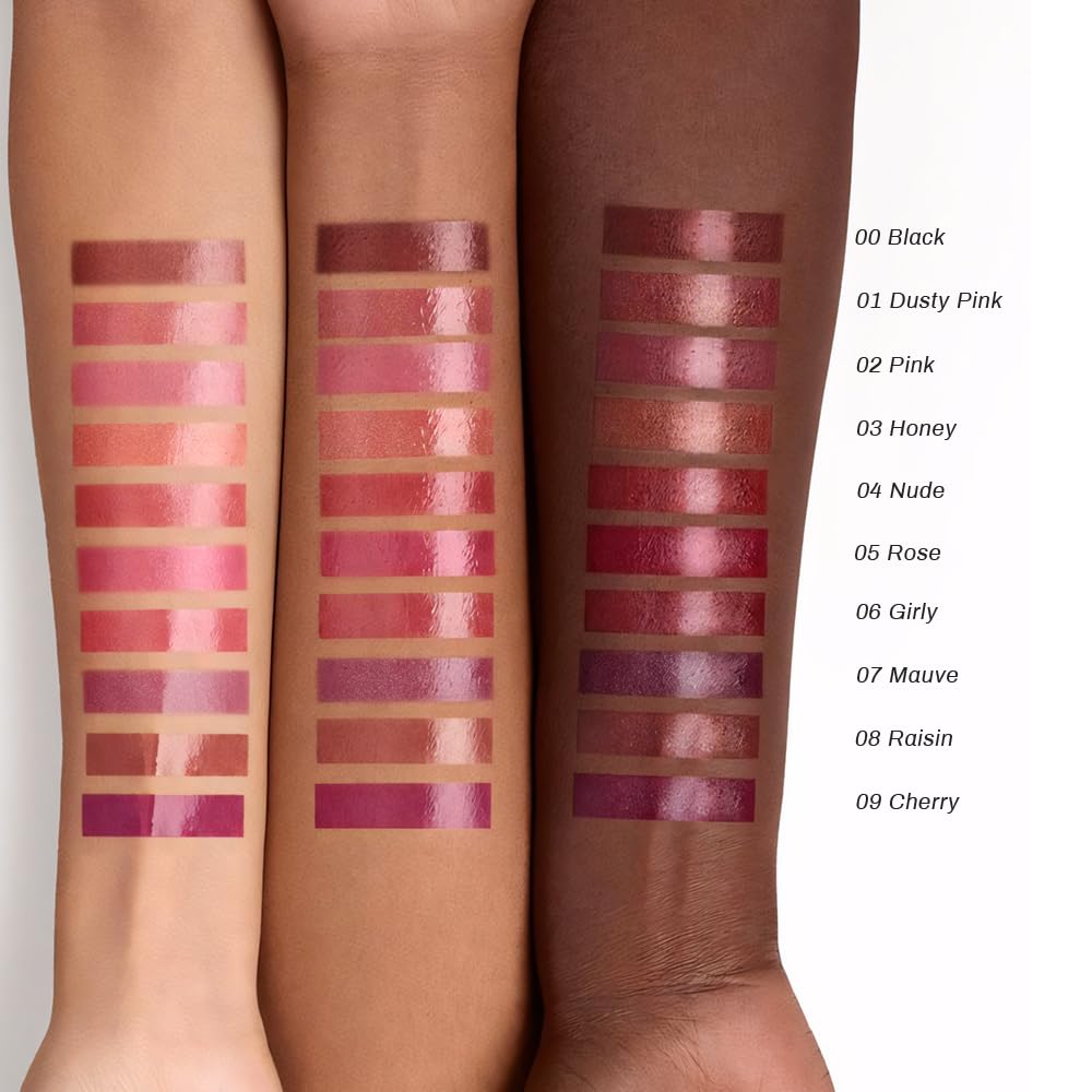 HHLTOH Rose Honey Lipstick Tint in hand to show creamy glide and nourishing texture.