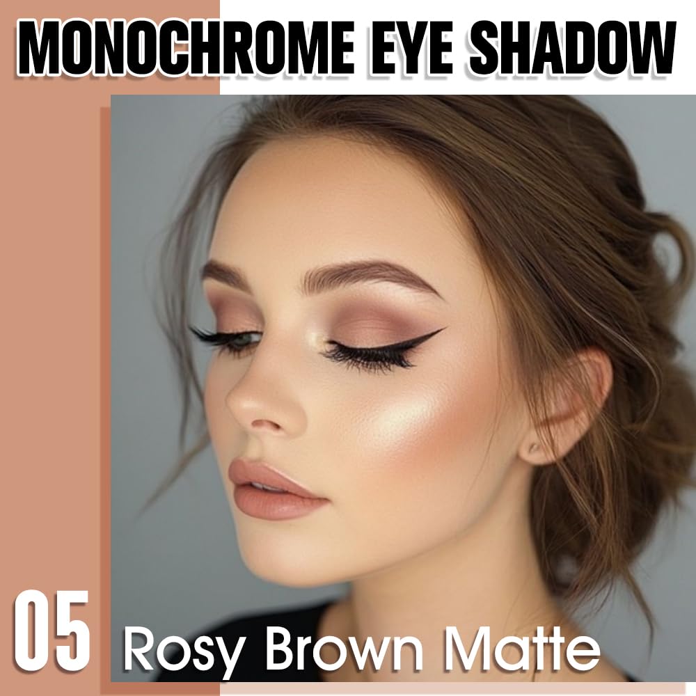 HHLTOH rosy brown shade delivers subtle color and blendable payoff.
