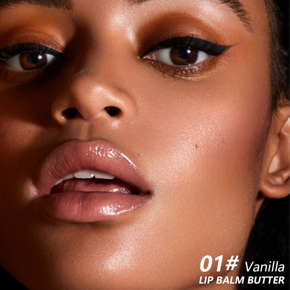HHLTOH butter lip balm tube with shea butter and olive oil for deep hydration.