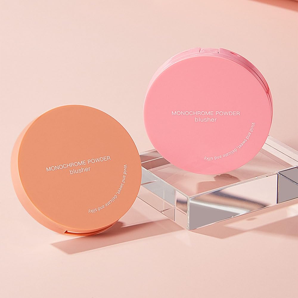 HHLTOH Warm Orange Blush close-up showing natural shade in the compact.