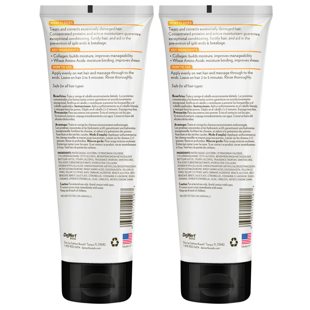 Hi-Pro-Pac Hair Mask jar closeup highlights creamy conditioning formula for deep repair.