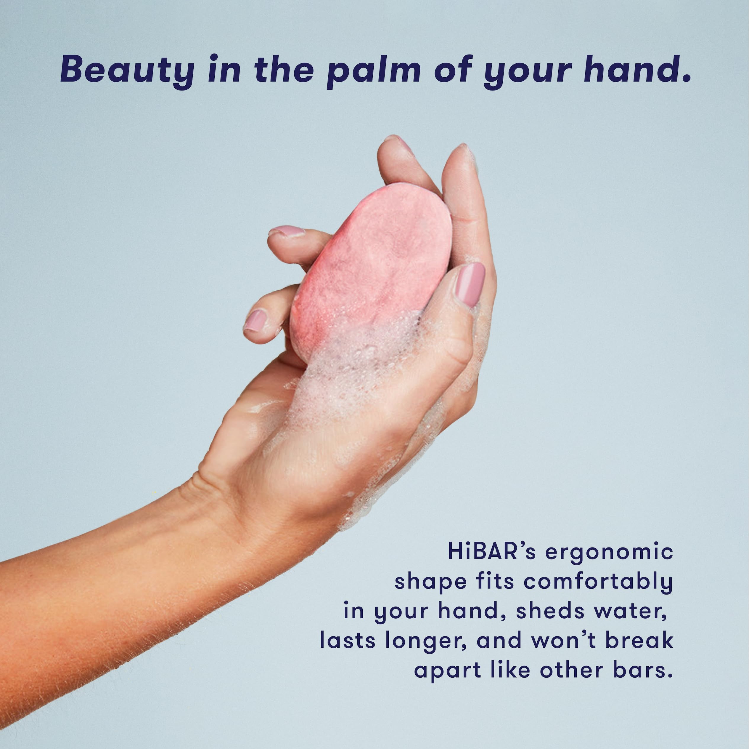 HIBAR Detangling-friendly bars help reduce breakage during wash routines.