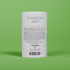 HIBAR 3-pack eco packaging highlights sustainable use and easy replenishment.