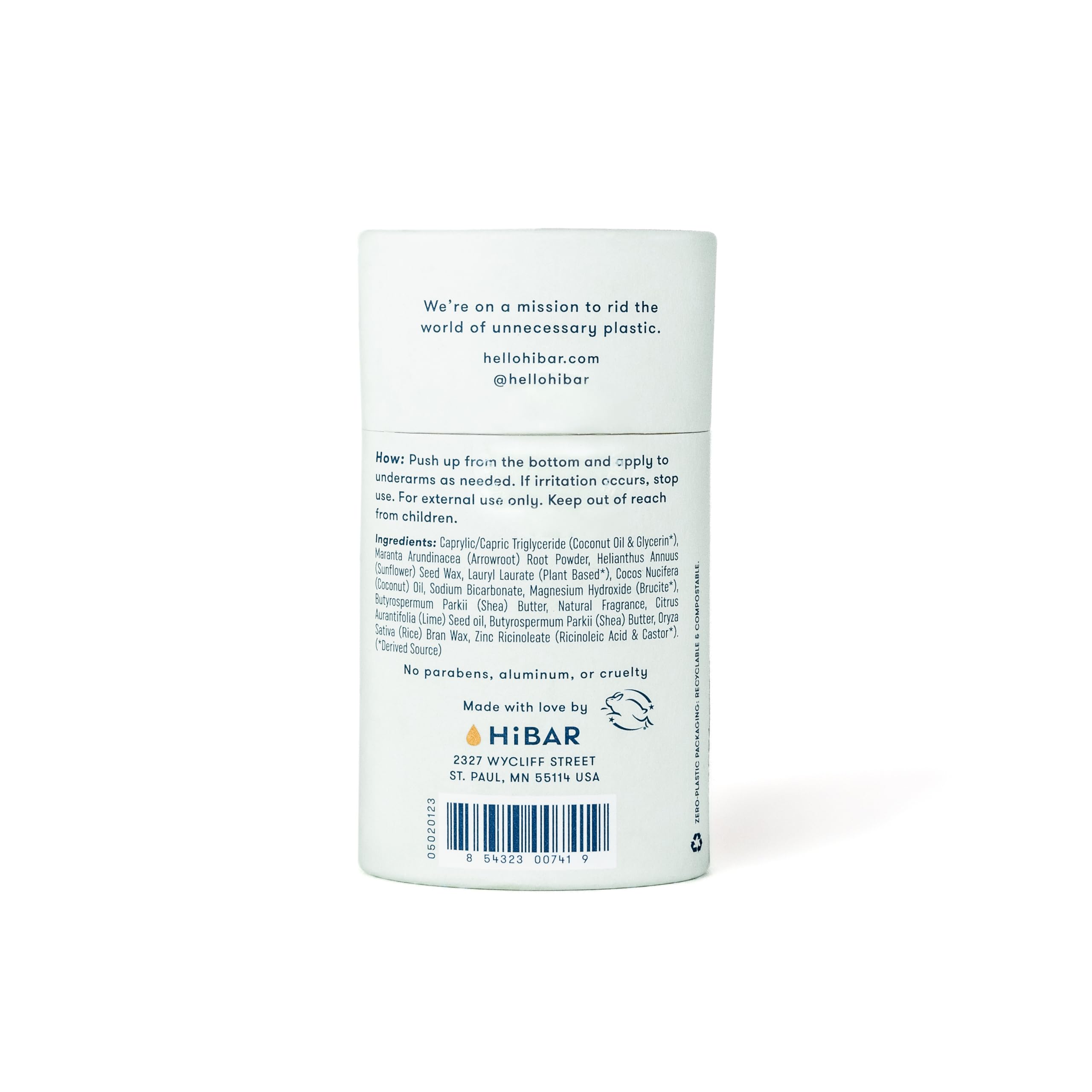 HiBAR user applying underarm shows comfortable daily use.