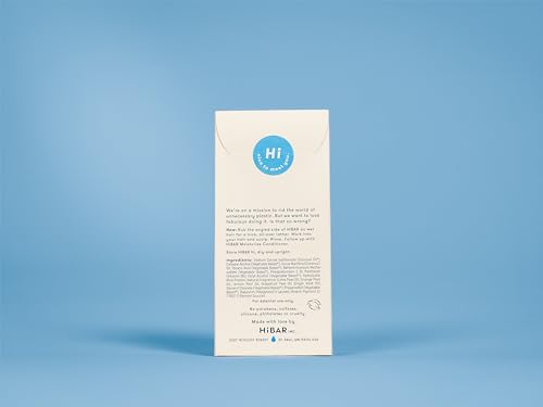 HIBAR Moisturize Shampoo Bar closeup texture showing moisturizing formula.
