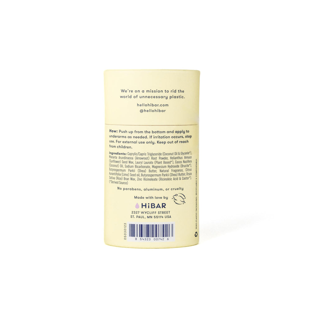 HIBAR eco-friendly recyclable packaging showing tubes that reduce plastic waste