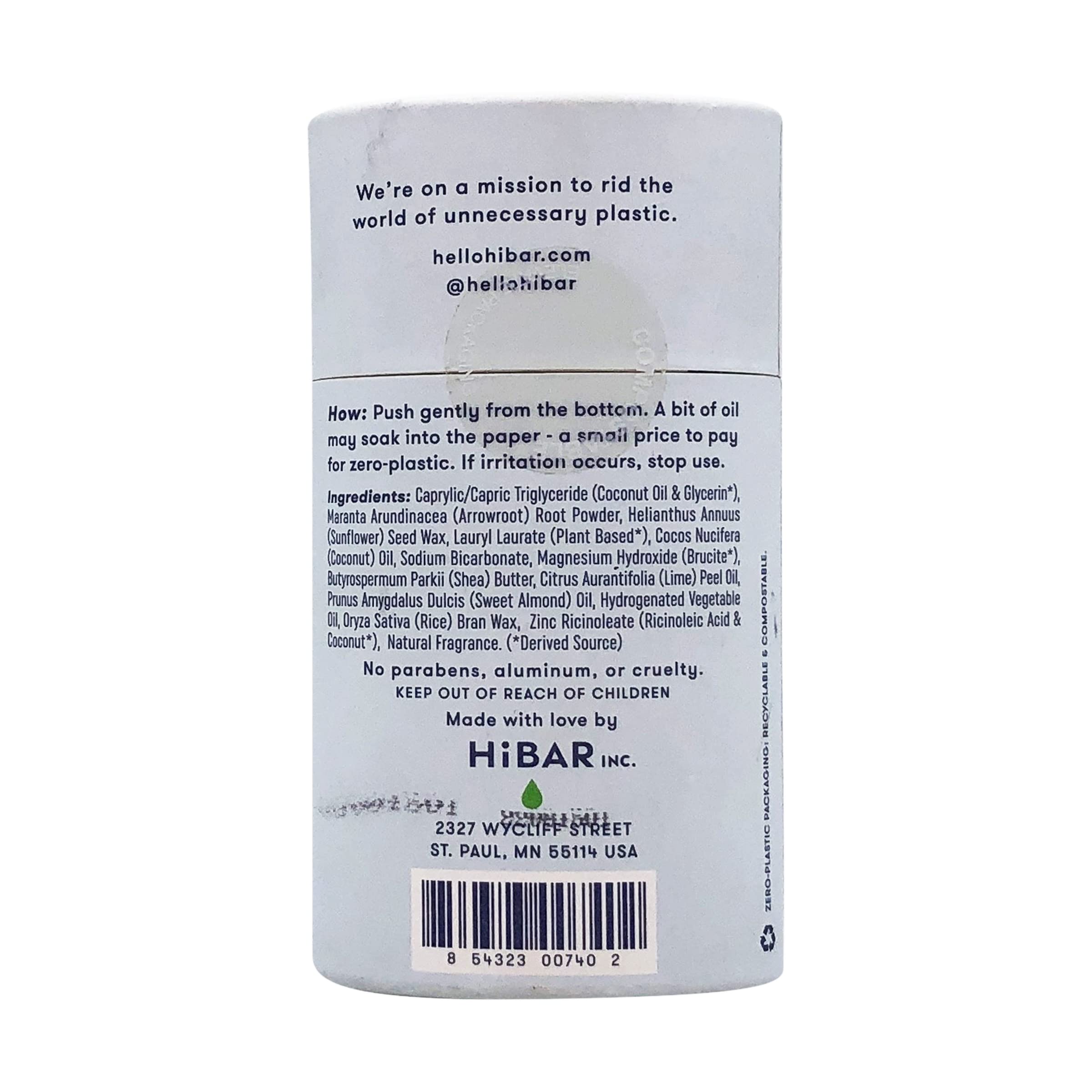 HIBAR shea butter and rice bran texture for easy glide
