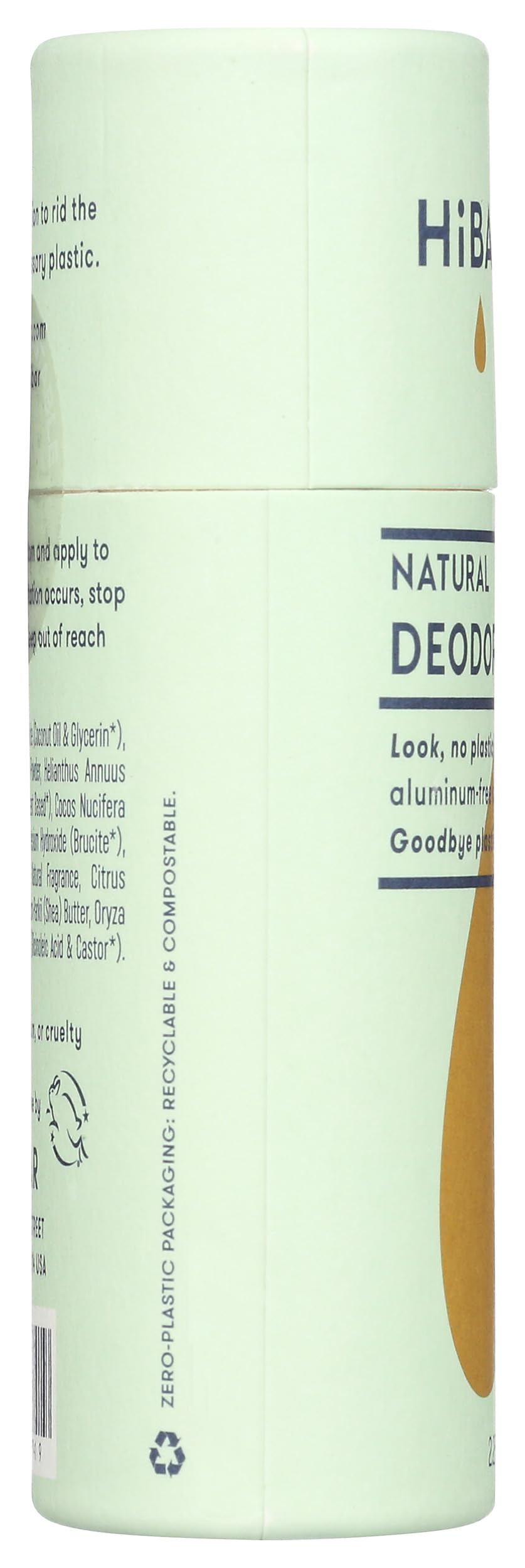 HiBAR vegan and Leaping Bunny certified for skin safety.