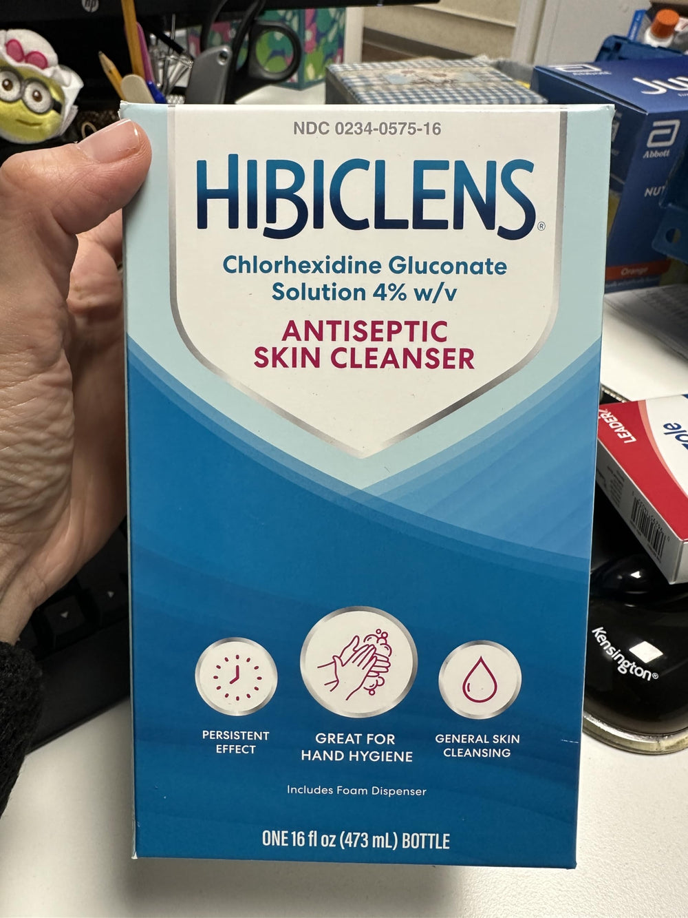 Hibiclens 16oz two-pack bottle ready for clinics and homes