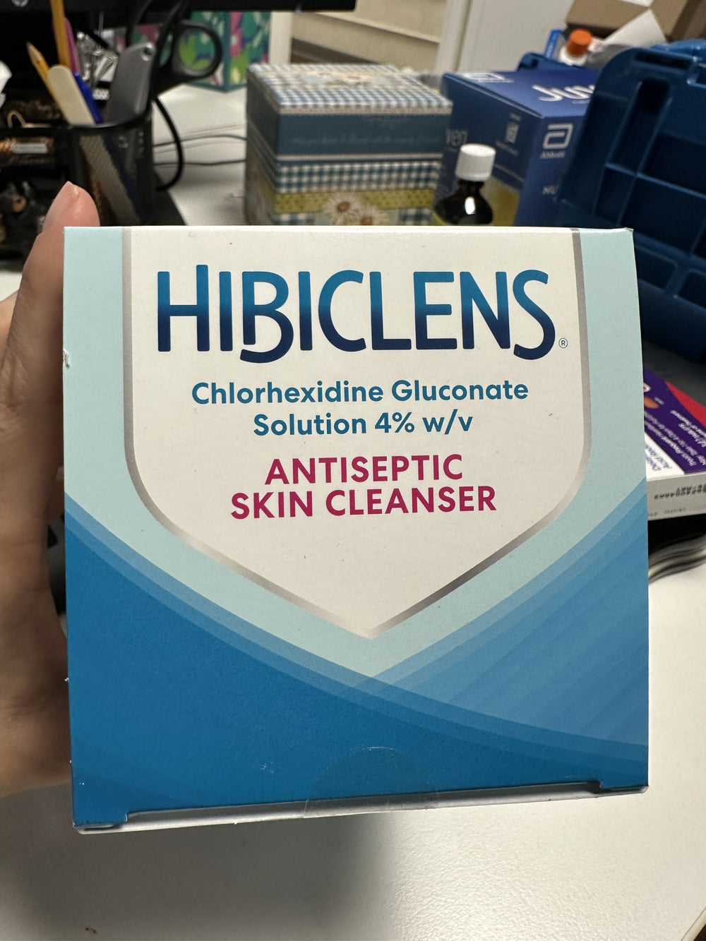 Hibiclens clinical handwash setup suitable for healthcare settings