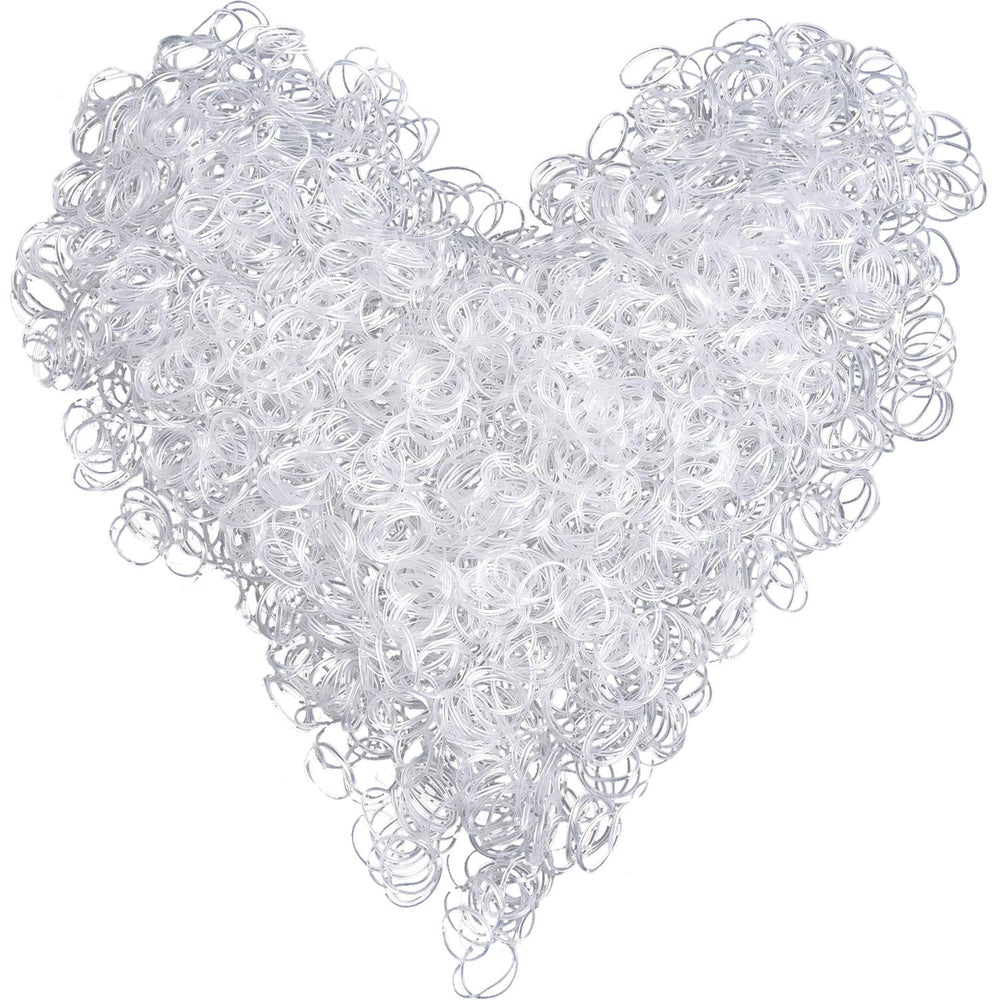 Hicarer clear bands suitable for wedding hairstyles with subtle shine.