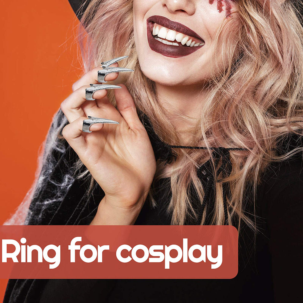 Halloween-ready Hicarer claw ring enhances costume styling with a distinctive edge.