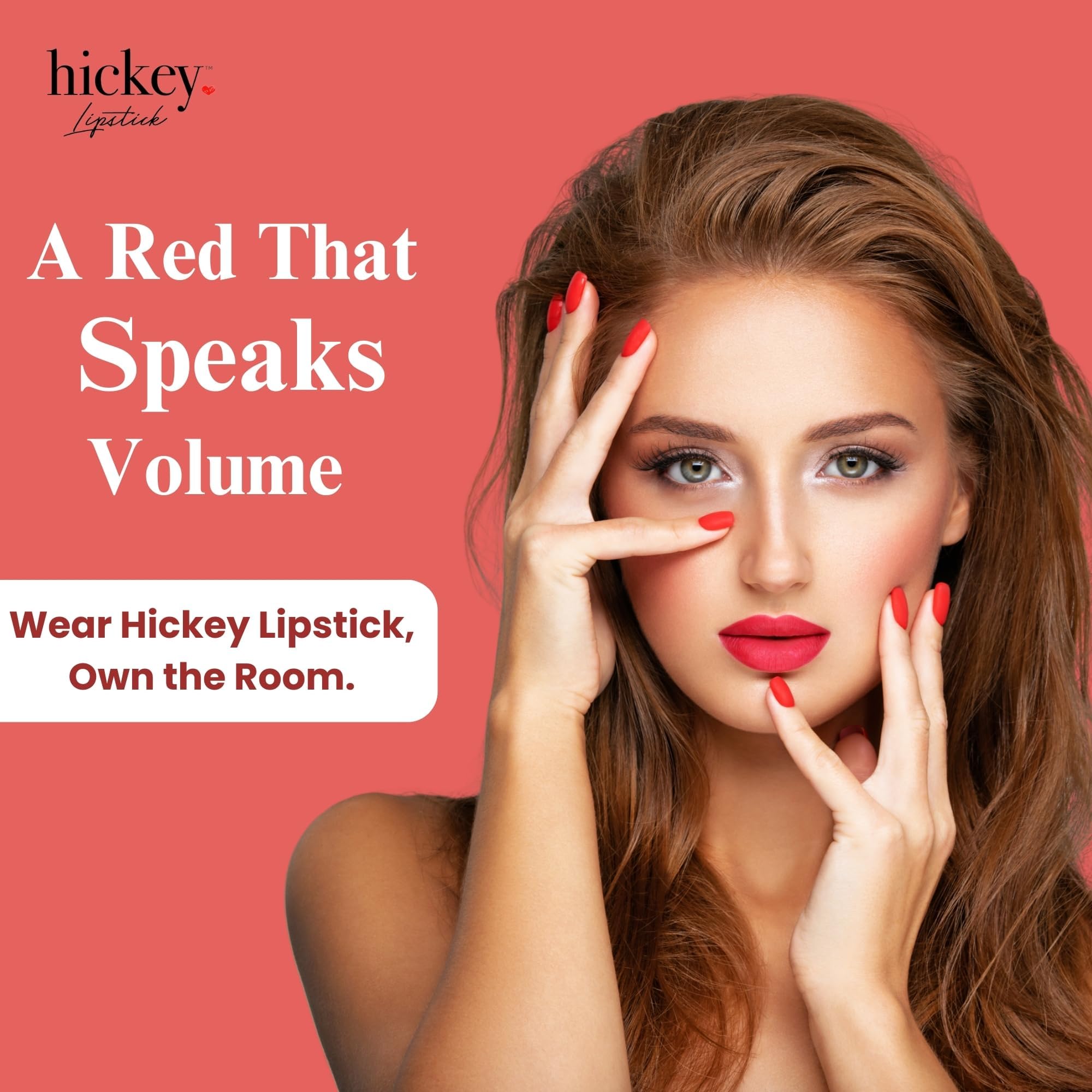 Hickey hydrating lipstick with jojoba oil keeps lips comfortable.