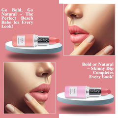 Hickey Beach Babe refill swatch shows soft pink tone