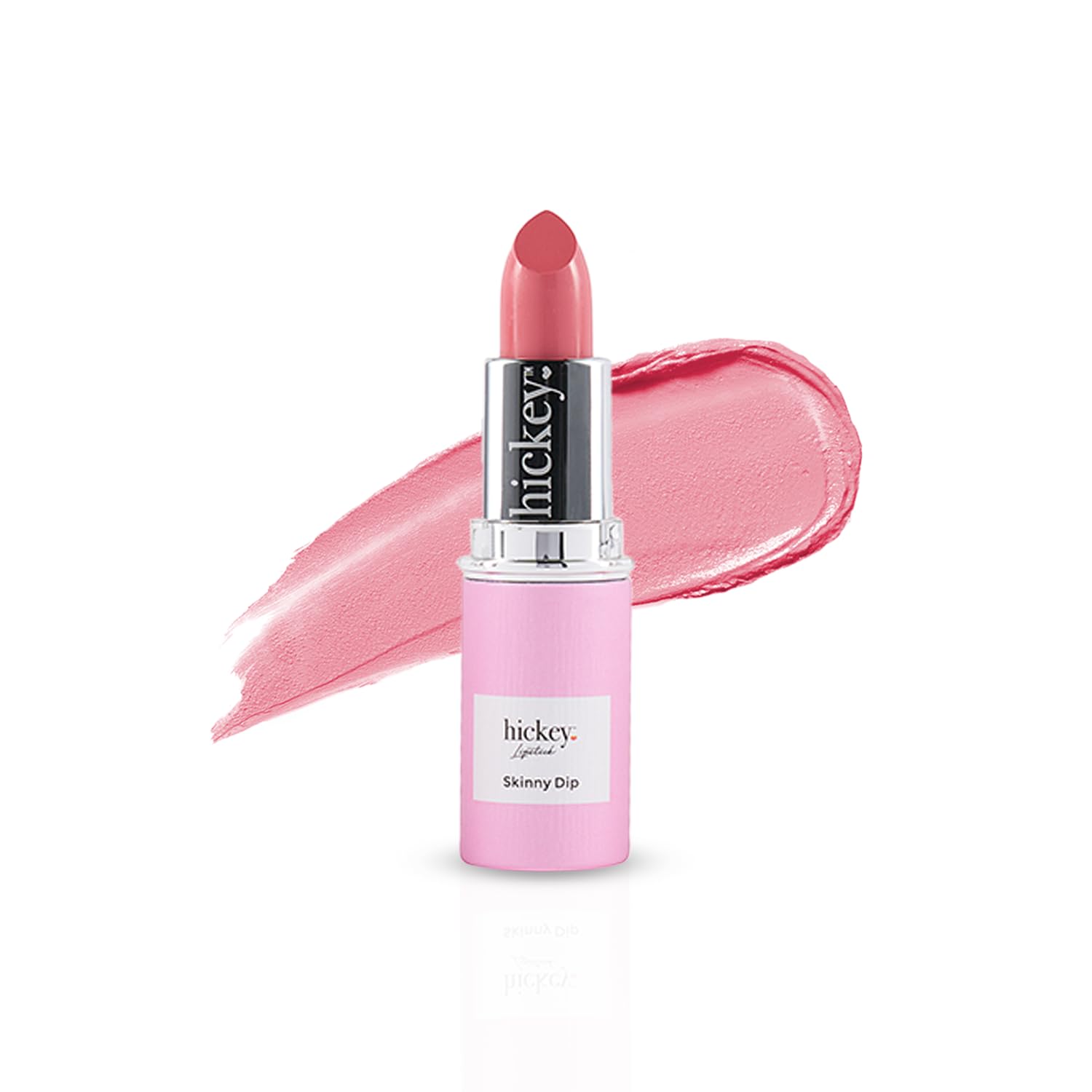 Hickey Beach Babe shade close-up, coral peach glow.