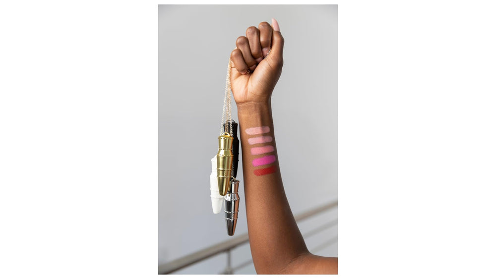 Hickey long-wear semi-matte formula for durable color.