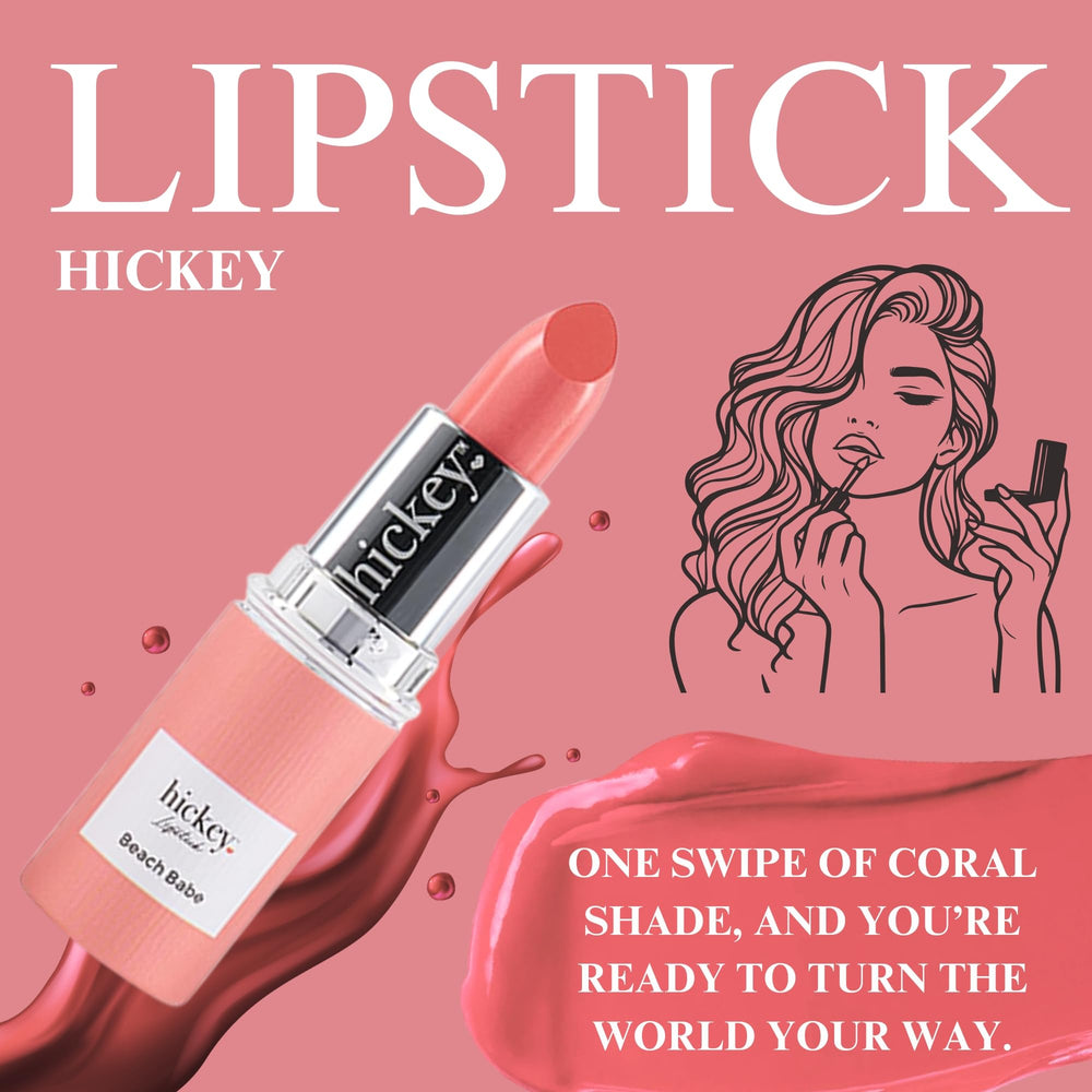 Intense Beach Babe Coral pigment delivering full-coverage in one swipe