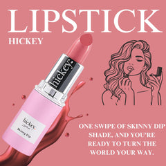 Hickey Skinny Dip refill swatch reveals bright coral tone