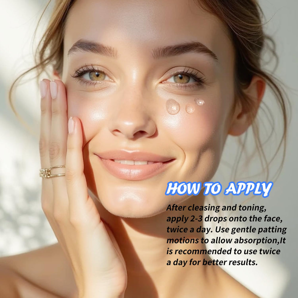 Hicream serum trio on clean vanity demonstrates smoother skin texture.