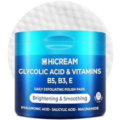 Hicream Glycolic Exfoliating Pads pack ready for daily pore care.