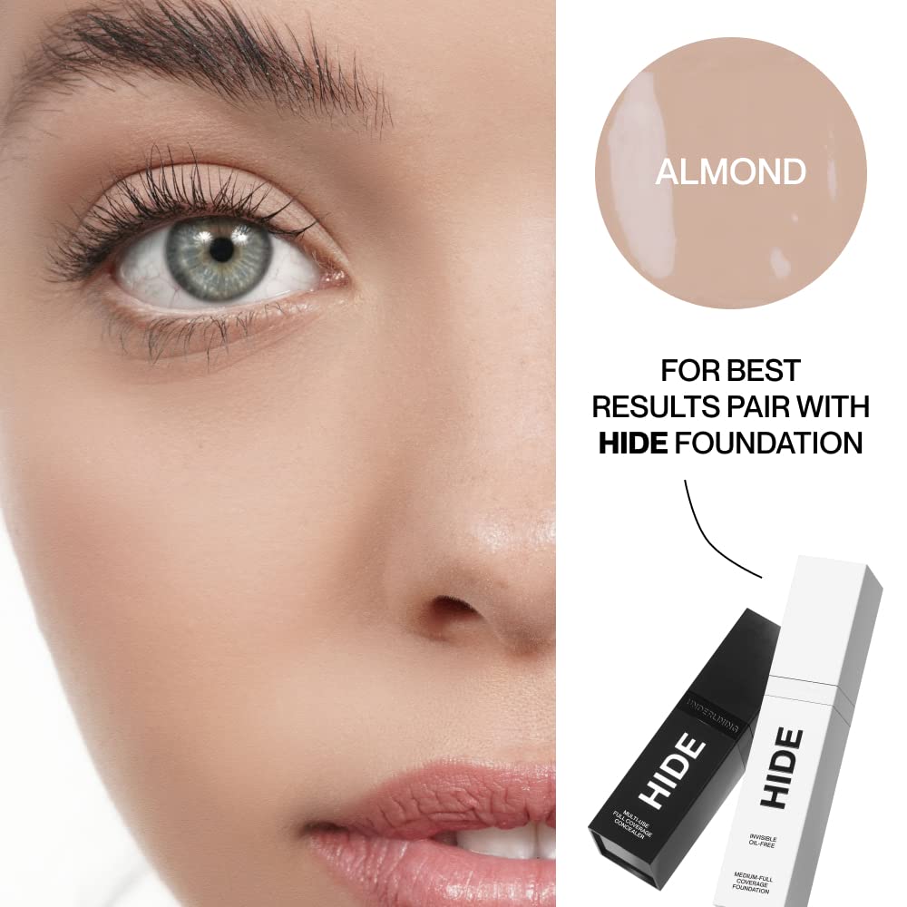 Hide Liquid Concealer helps brighten under eyes without caking.