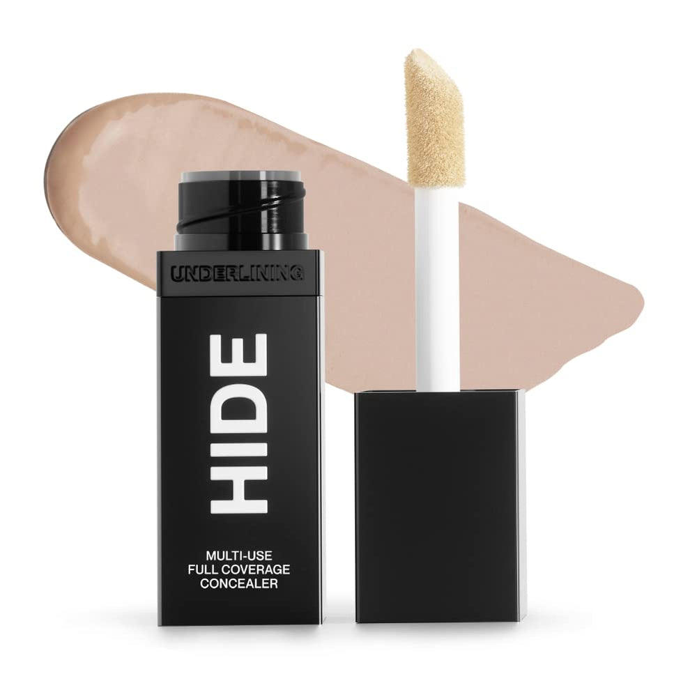 Hide Liquid Concealer bottle with doe-foot applicator for precise coverage