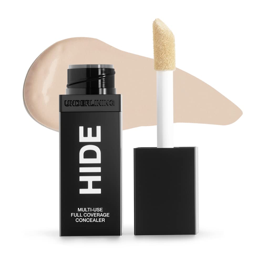 Hide Liquid Concealer bottle with dispenser enables mess-free, precise application.