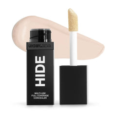 Hide Liquid Concealer bottle pour for mess-free, precise coverage.