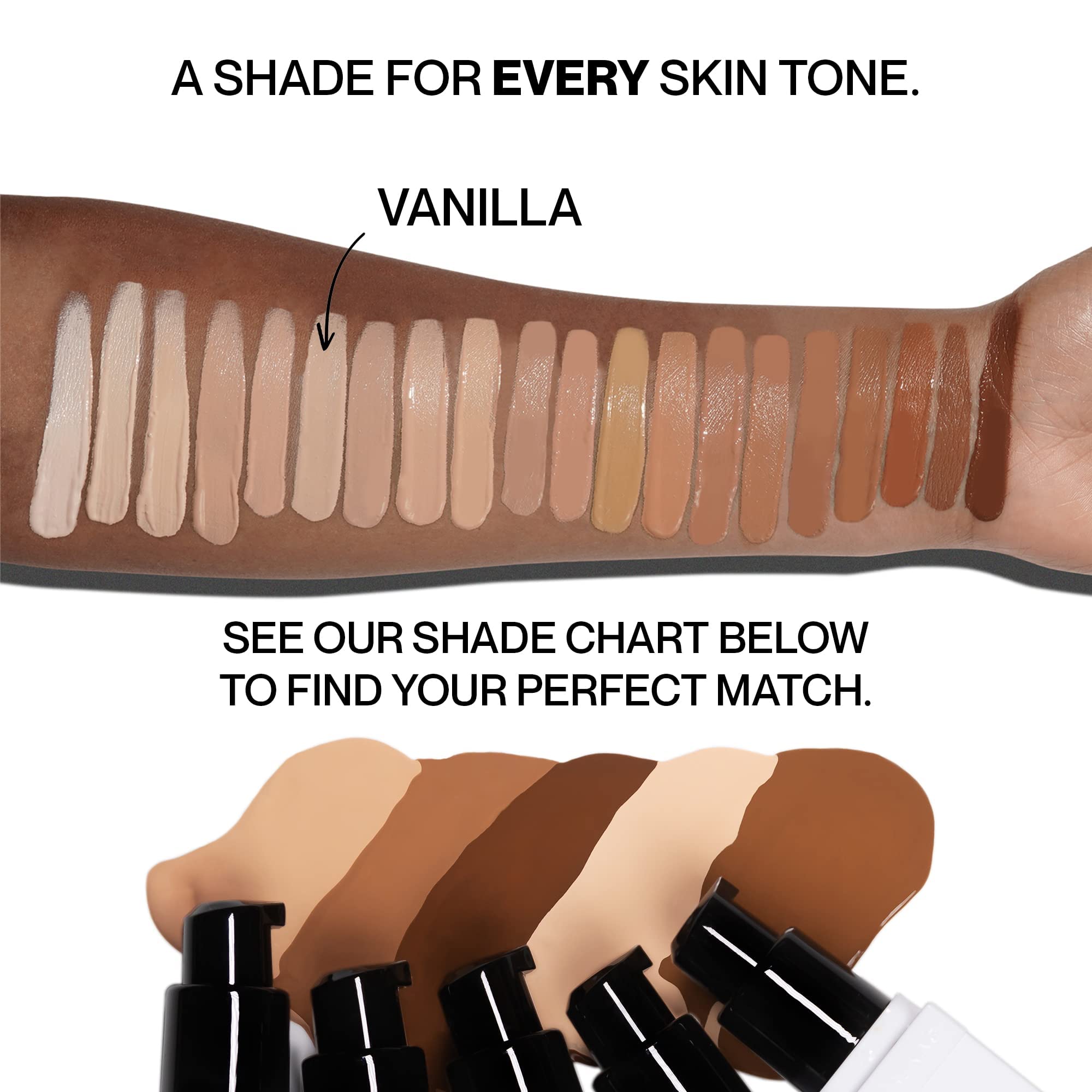 Packaging of Hide Premium Foundation Vanilla display