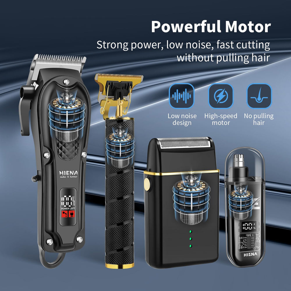 HIENA PRO battery indicator and USB charger for long sessions.