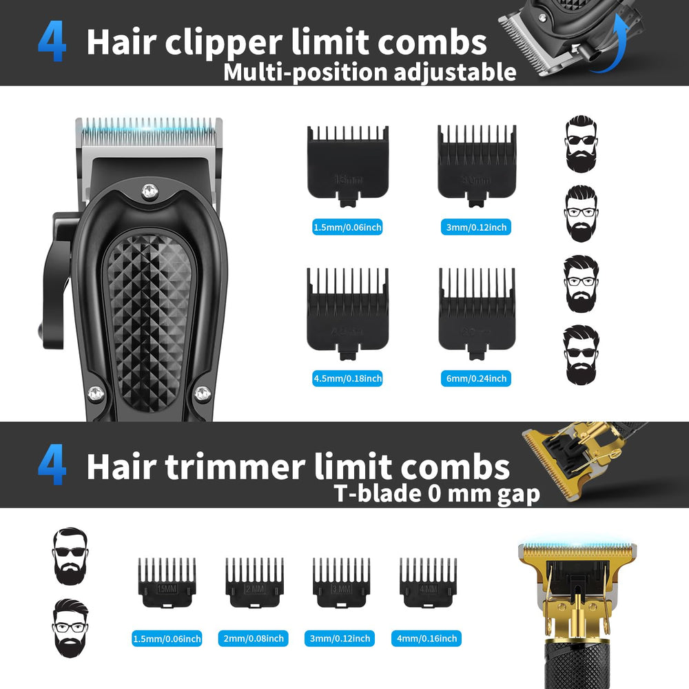 HIENA PRO beard trimmer shown from the side for clean facial shaping.