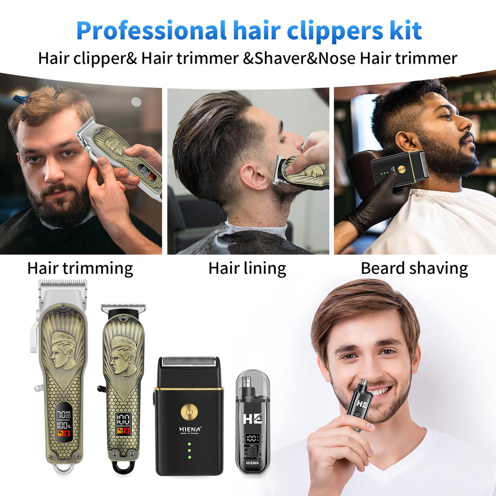 HIENA PRO foil shaver offers close, comfortable shaving.