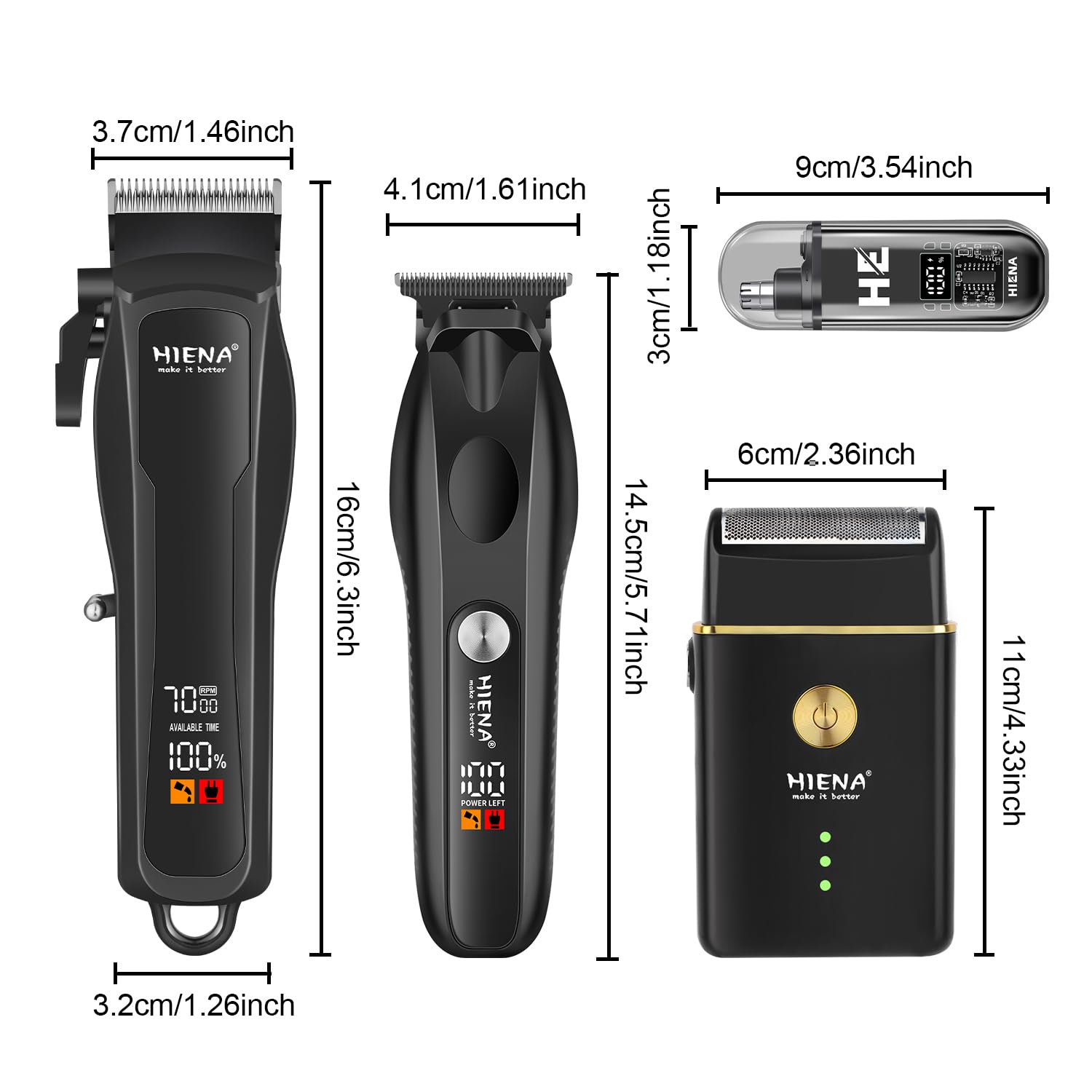 HIENA PRO gift-ready grooming kit for him.